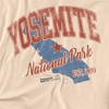 Yosemite National Park State Line Adult T-Shirt Cream - 2 of 4