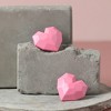SOHI Women's Green Heart Stud Earrings - 2 of 3