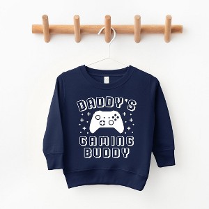 The Juniper Shop Daddy's Gaming Buddy Toddler Graphic Sweatshirt - 1 of 2