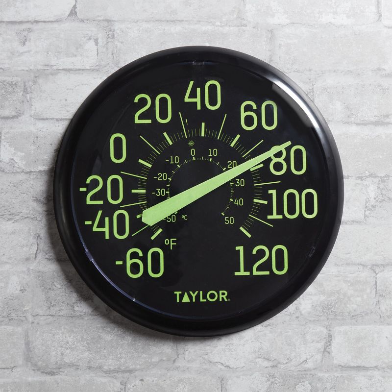 Taylor® Precision Products 13.25-Inch Indoor/Outdoor Glow-in-the-Dark Thermometer, 4 of 7