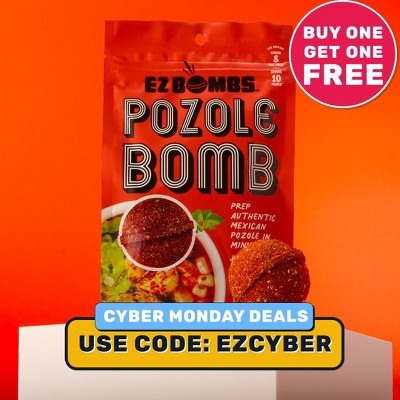 EZ Bombs Pozole Bomb Seasoning, 2 Pack – Authentic Mexican Soup Mix for Traditional Pozole, Made with Real Chiles, Herbs & Spices for Flavorful Meals