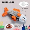Nocciola 4 PCS Sea Creatures Crinkle Squeaky Dog Toys,Christmas gift,Octopus Shark Crab Mussel Toys, Interactive Toys for Small, Medium & Large Dogs - 4 of 4