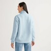 Lands' End Women's Rib Collar High Pile Fleece Pullover - 2 of 4