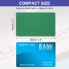 Unique Bargains Anodized Aluminum Laser Engraving Double Side Printable Business Card 15 Pcs - 2 of 4