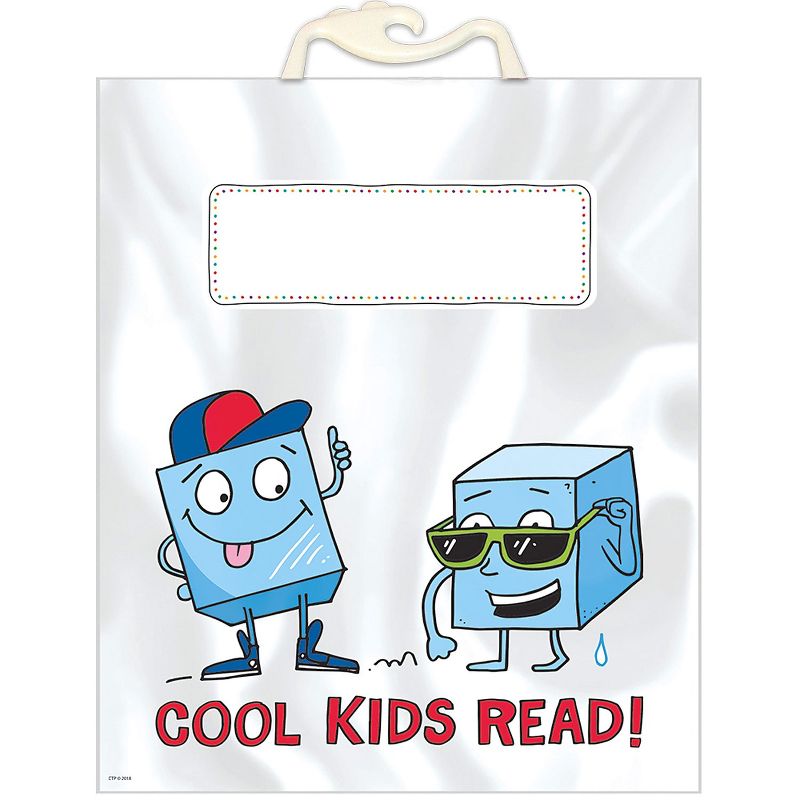 Assorted Publishers Creative Teaching Press Plastic Read Book Buddy Bag Cool Kids 10.5"" x 12.5"" 6, 1 of 2