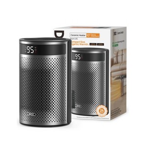 DREO 1500W PTC 10'' Space Heater Atom 416 Silver - 1 of 4