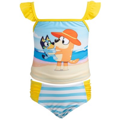 Bluey toddler girl puff sleeve bikini - Bluey Official Website