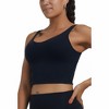 DOMETOUR Yoga Top U-Shaped Back Yoga With Mid-support Sports Bra For Women - 3 of 4