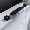 Sumerain Roman Tub Faucets  Deck Mount Oil Rubbed Bronze,Waterfall Tub Filler Faucet for High Flow - 4 of 4
