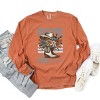 Simply Sage Market Wildflowers Cowgirl Dreams Garment Dyed Long Sleeve - L - Yam - 3 of 4