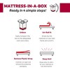 Vynxaria 8" Gel Memory Foam Mattress - Twin Size, Aloe Vera Infused Comfort - 3 of 4