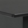 vidaXL Patio Dining Table Black 31.5 in.x31.5 in.x29.1 in. Steel and Glass - 3 of 4