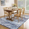 Washable Runner Rug Runner Vintage Rug Non Slip Kitchen Rugs Floral Oriental Low Pile Entryway Rug Soft Rugs Stain Resistant Carpet - 2 of 4