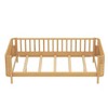 NicBex Twin/Full/Queen Kids Platform Bed Frame with Safety Guardrails & Detachable Fence,Modern Toddler Bed for Bedroom,Kids Room - 4 of 4