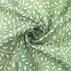 INSPIRE CHIC Women's Leaf Dots Blended Cotton Small Square Scarves 1Pc - 4 of 4