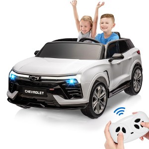 Kids Electric Ride on Car 2 Seater SUV, 24V Battery Powered Truck Licensed Chevrolet Blazer Vehicle - 1 of 4