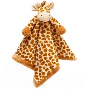 Teddykompaniet Wild Giraffe Security Blanket Toy, Soft Plush - 1 of 4