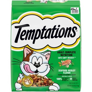 Temptations Medley Seafood Flavor Dry Cat Food - 1 of 4