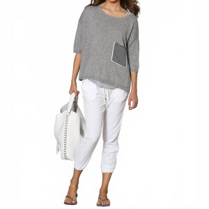 Women's Wo's Luxe Pocket Top - LABEL+thread - 1 of 4