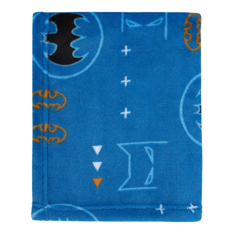 NoJo Batman Super Soft Baby Blanket - Blue, 2 of 5