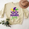 Simply Sage Market Women's Graphic Sweatshirt Mardi Gras Mask - 2 of 4