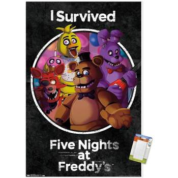  Trends International Five Nights at Freddy's: Security Breach -  Group Wall Poster, 22.375 x 34, Poster & Mount Bundle : Home & Kitchen