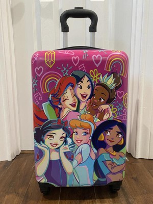 Disney Princess Hardside Carry On Spinner Suitcase - Purple : Target