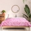 Deny Designs King RosebudStudio Pink Candycanes Comforter and Pillow Sham Pink - 3 of 4