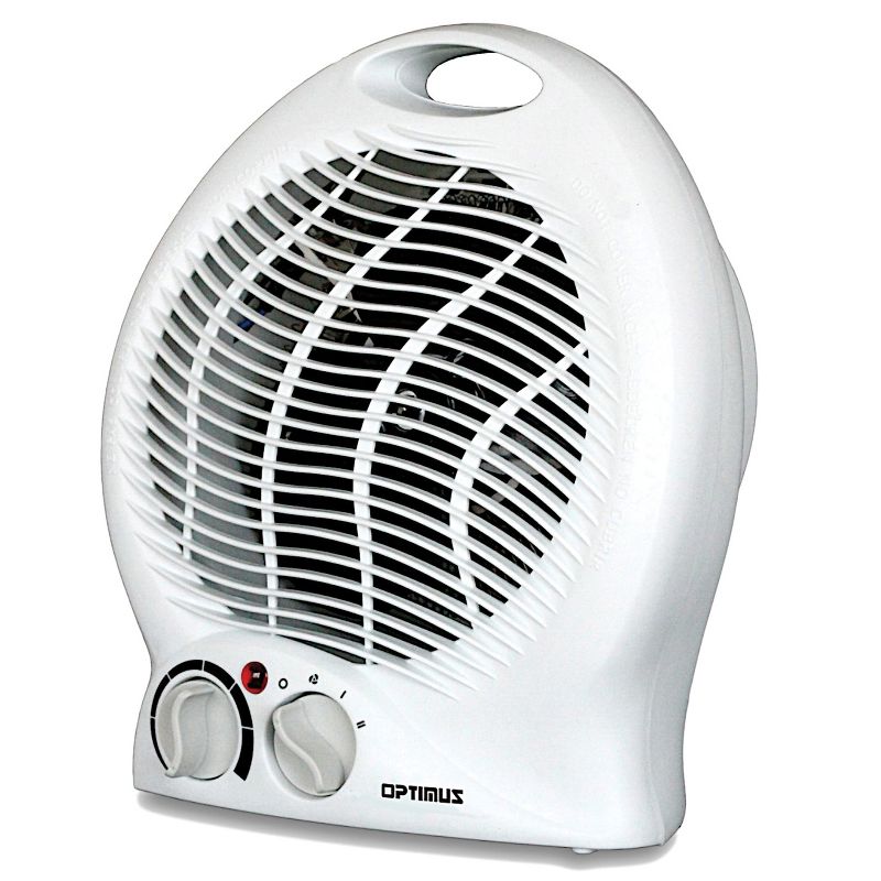 Optimus 1,500-Watt-Max Portable Fan Heater with Thermostat, H-1322, 2 of 9
