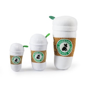 Haute Diggity Dog  Starbarks Coffee Cup Plush Dog Toy with Squeaker - 1 of 3