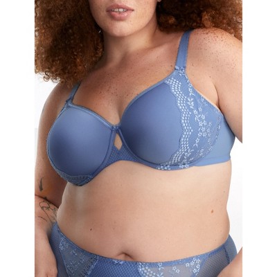 Elomi Women's Charley Spacer T-Shirt Bra - EL4383 34H Cornflower