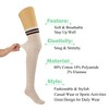 3 Pairs Over-the-Knee Thigh-High Socks for Women – Warm Boot Stockings, Soft & Stretchy Knit, US Size 5-10 - 3 of 4