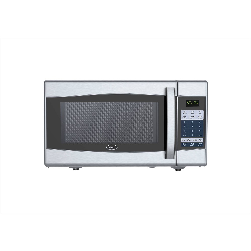 Oster 0.9 Cu. Ft. 900 Watt Digital Microwave Oven - Black &amp;#38; Stainless Steel - OGXE0901