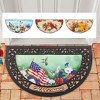 Collections Etc Interchangeable Season Slice-Shaped Welcome Mat - Set of 4 - 2 of 4