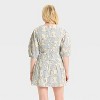Women's Puff Short Sleeve Corset Mini A-Line Dress - A New Day™ - 2 of 3