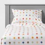 Full Emoticons Microfiber Sheet Set - Pillowfort™