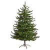 Nearly Natural 6-ft Vancouver Mountain Pine Artificial Christmas Tree with 350 Clear Lights and 1332 Bendable Branches - 3 of 4