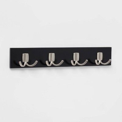 Command Small Sized Wire Hooks (4 Hooks/5 Strips) - Clear