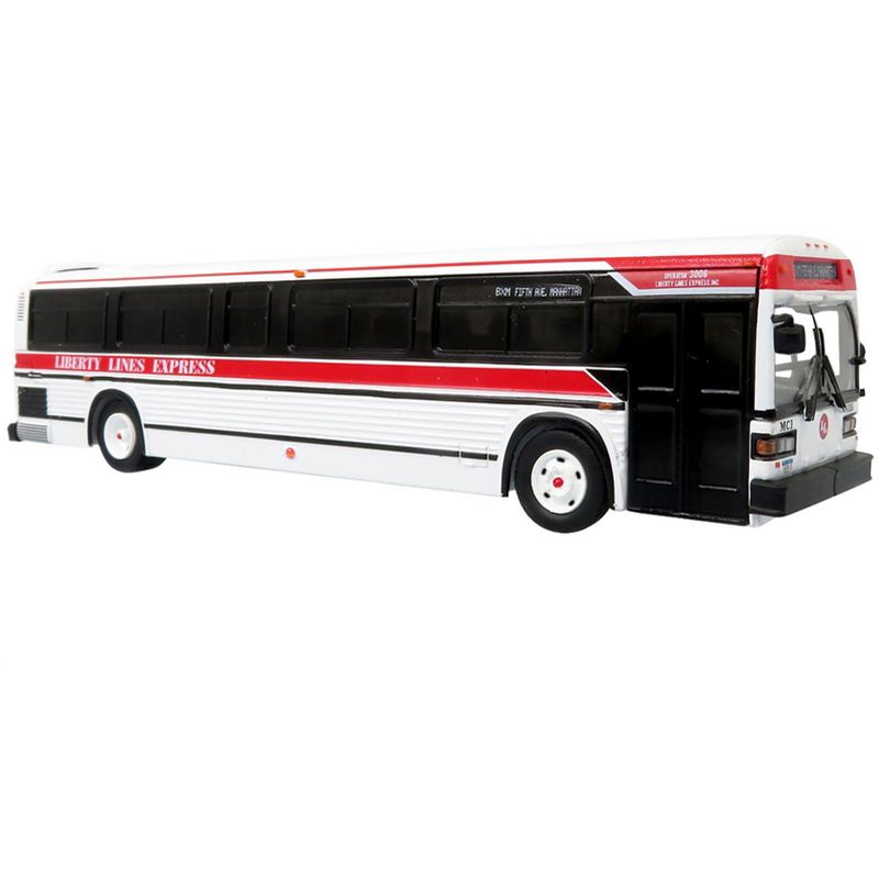 MCI Classic City Bus Liberty Lines Express "BXM Fifth Ave. Manhattan" 1/87 Diecast Model by Iconic Replicas, 2 of 4