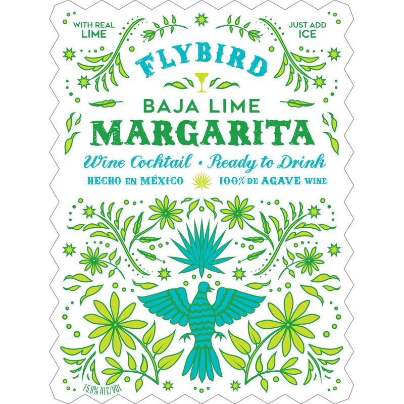 Flybird Baja Lime Margarita Wine Cocktail - 750ml Bottle, 3 of 10