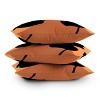 Mean Greens Square Throw Pillow Orange - Deny Designs - image 4 of 4