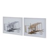 VisioGear 2PCS Large Rectangular Diptych Wall Art, Wall Decor for Hallway Office Wall Decor, Multicolor, 15.7"*19.7"*1" - 3 of 4