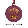 California State University Dominguez Hills Toros Logo Aluminum Holiday Christmas Tree Ornament - 3 of 4