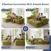 MAXYOYO L-Shaped Sectional Sofa with Convertible Ottoman, Cloud Boneless Modular Couch - 4 of 4