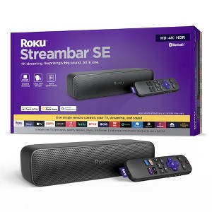 Roku Streambar SE 2-in-1 TV Soundbar with Built-in Streaming, Premium Speakers, & Enhanced Speech Clarity - 1 of 4