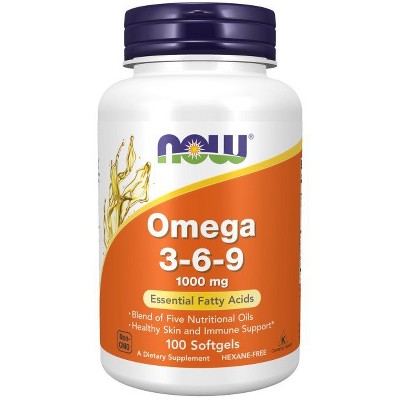Omega 3-6-9 by Now Foods  -  100 Softgel