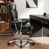 SKRAN Office Chair, Big and Tall Executive Office Chair with Footrest, Leather Computer Chair, Ergonomic Reclining Chair High Back - 2 of 4