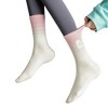 Anna-Kaci 3-Pack Women's Cotton Crew Socks with Cushioned Arch and Moisture-Wicking Athletic Fit - 3 of 4