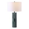 Tolliver Marble Table Lamp - CTL1081 - Dark Green/White - Safavieh Couture - 2 of 4
