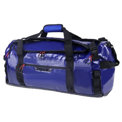 Skyline 12" Round Duffel Bag - Coated Premium Blue